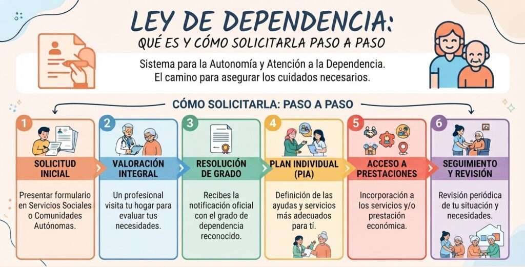 Ley de Dependencia: Qué es y cómo solicitarla paso a paso ley de dependencia