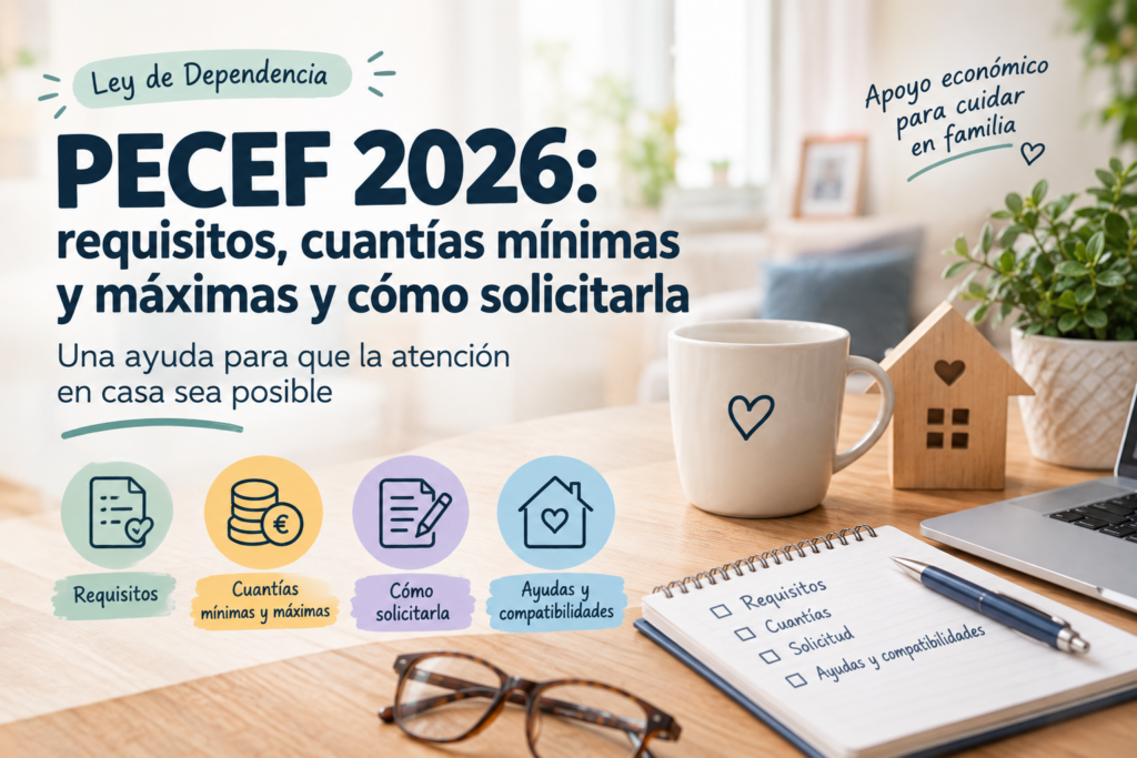 PECEF en 2026: requisitos, cuantías y cómo solicitarla